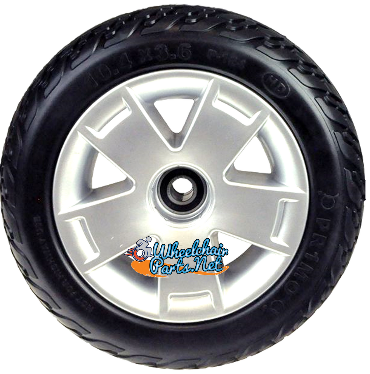PRIDE FRONT WHEEL ASSEMBLY FOR THE 4-WHEEL PRIDE MAXIMA (SC940/SC941). SOLD AS EACH