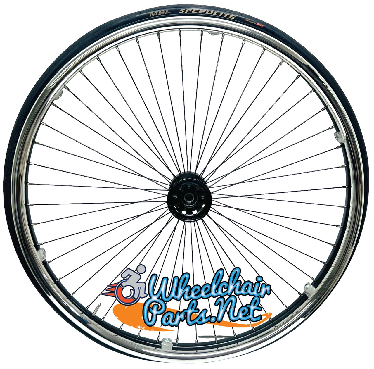 24" Blaze Wheel With 48 Spokes & Choice of Tires. Set of 2 Wheels