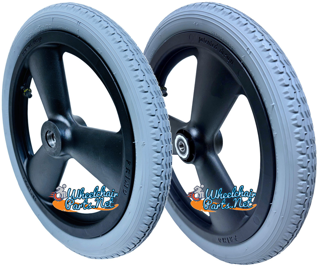 16x1.75", 47-305 FOAM FILL Wheel. Fits on Quickie Zippie Wheelchairs