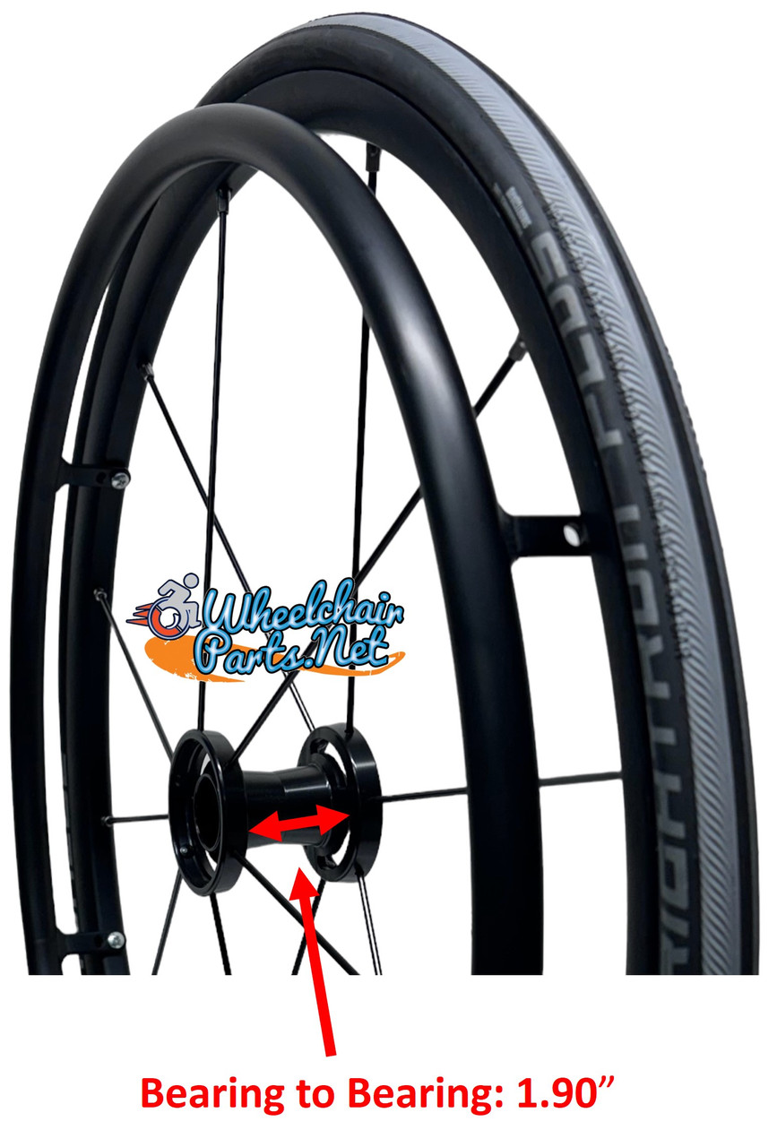 24" x 1" 12 Spoke, Cyclone Omobic Wheel With Schwalbe RightRun Plus Tire Tire. Set of 2