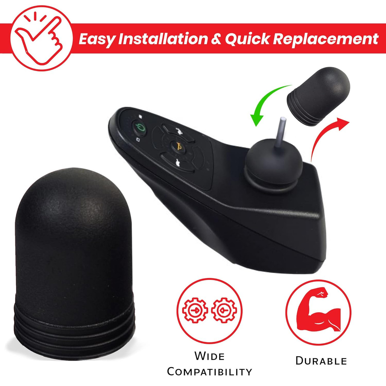 Invacare 1040217 Joystick Knob for Various Invacare Wheelchairs