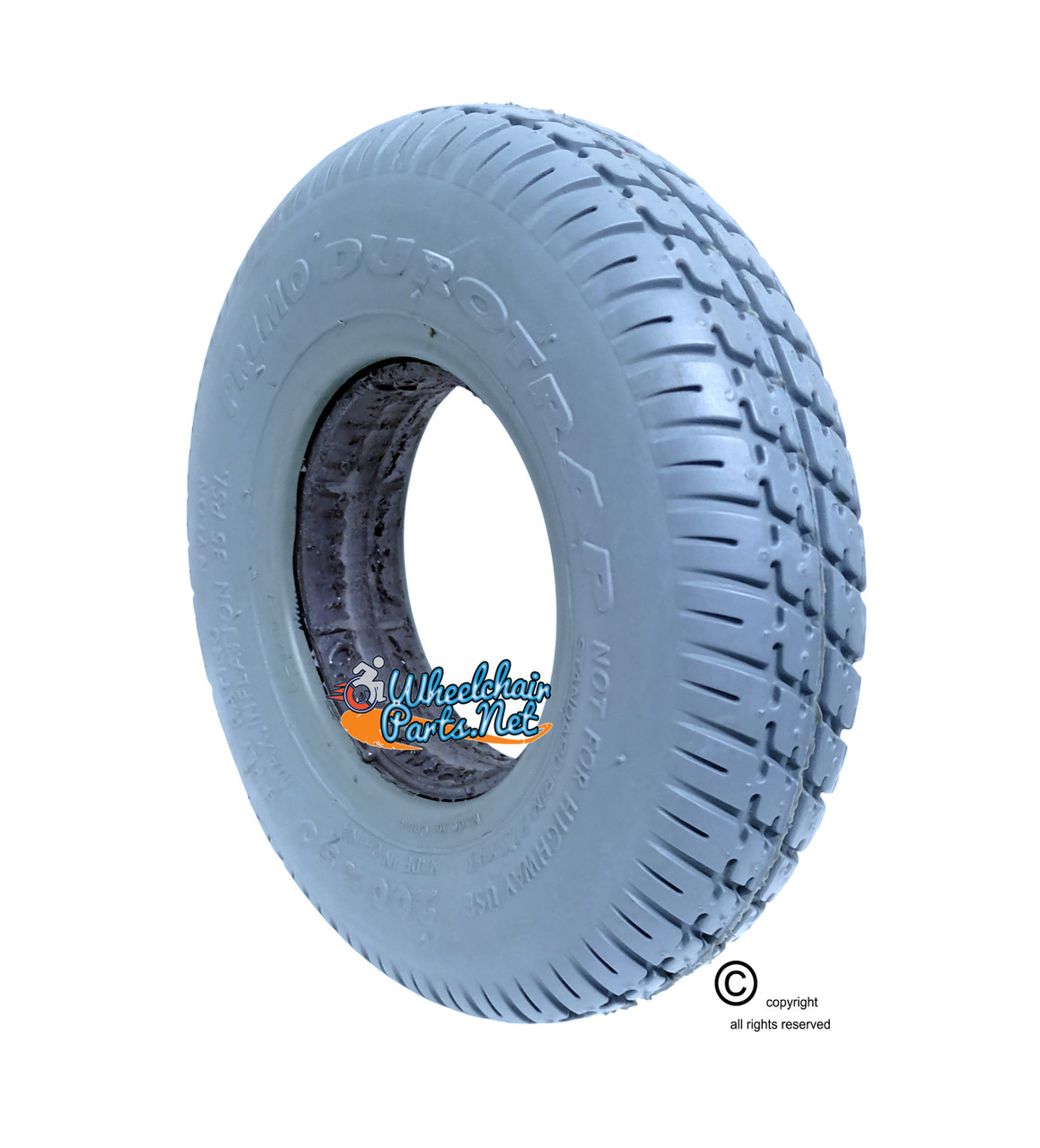 200x50 (8x2) Primo Duratrap Foam Fill Tire