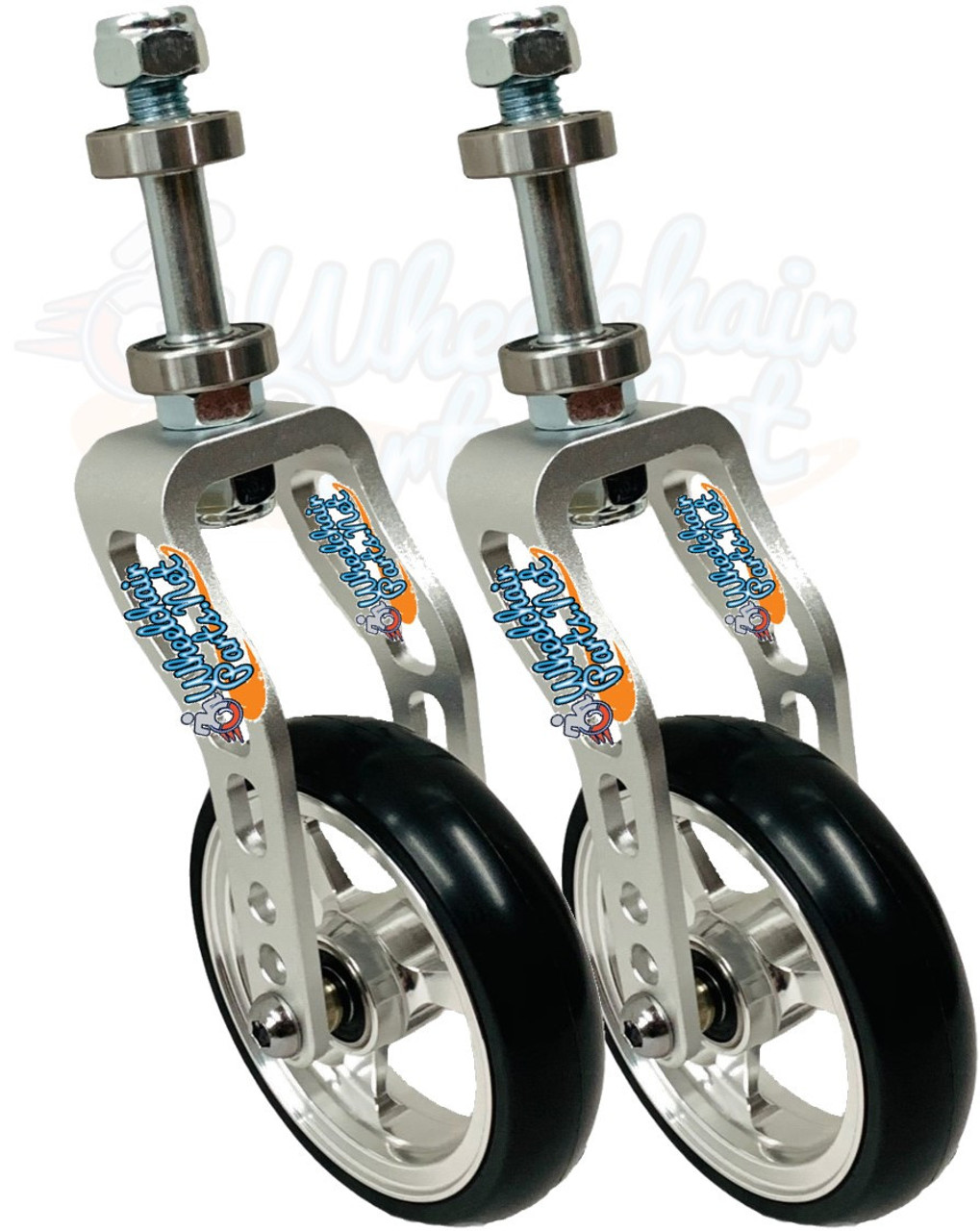 Silver Fork With 4x1.4 Silver Wheel (FK4581-W4141)