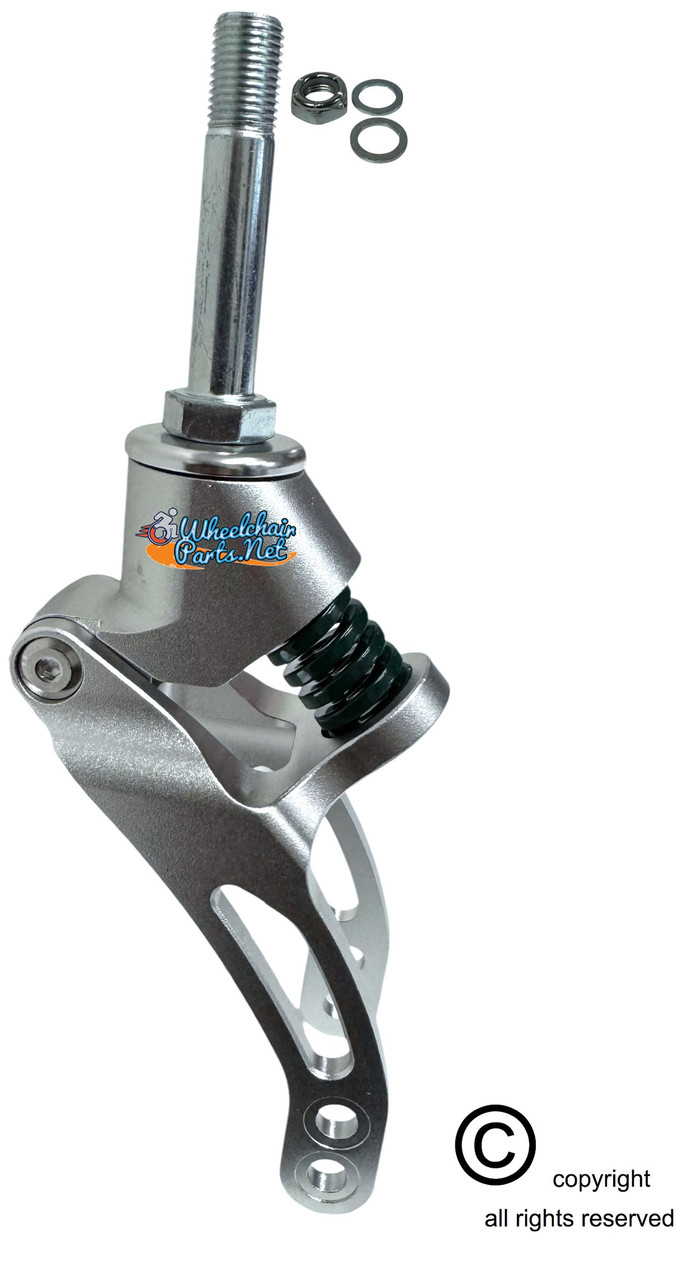 6" Suspension Fork with 2.5" Stem Bolt and Caster Wheel Axle | Set of 2
