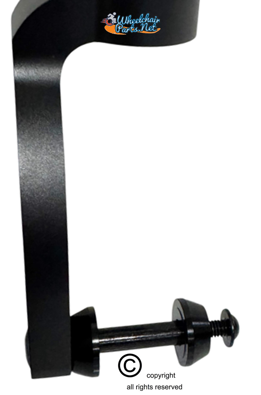 Set of Axles for Single Sided Forks. Black Color . Set of 2