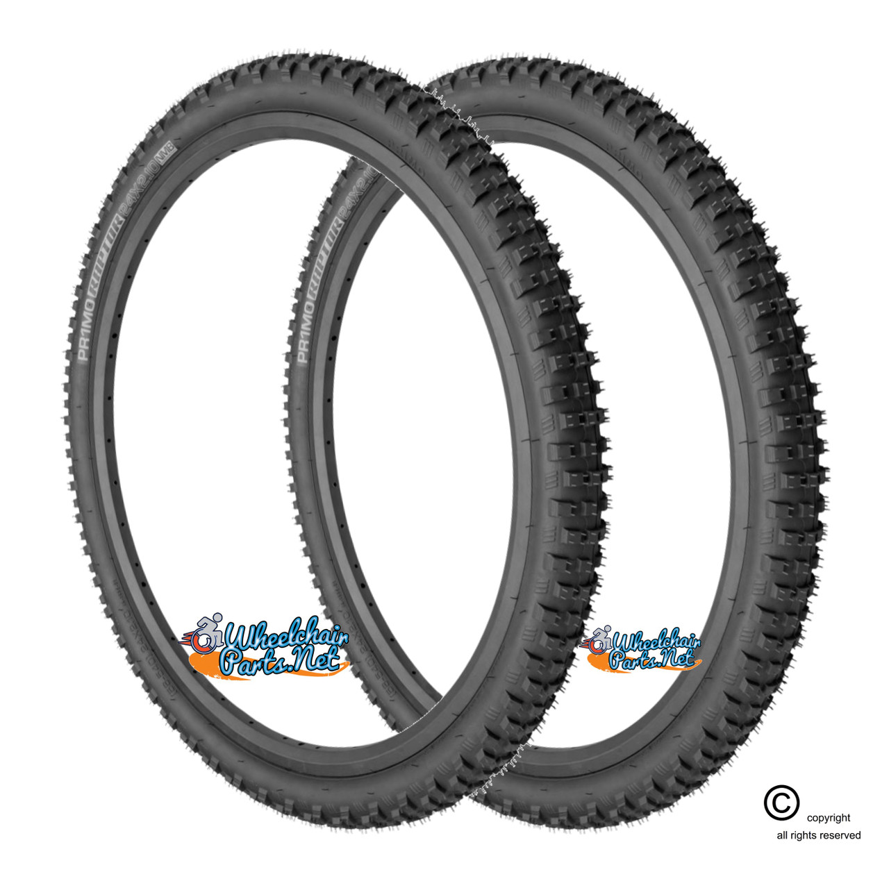 Primo RAPTOR 24" x 2.1" (56-540). Sold as Pair