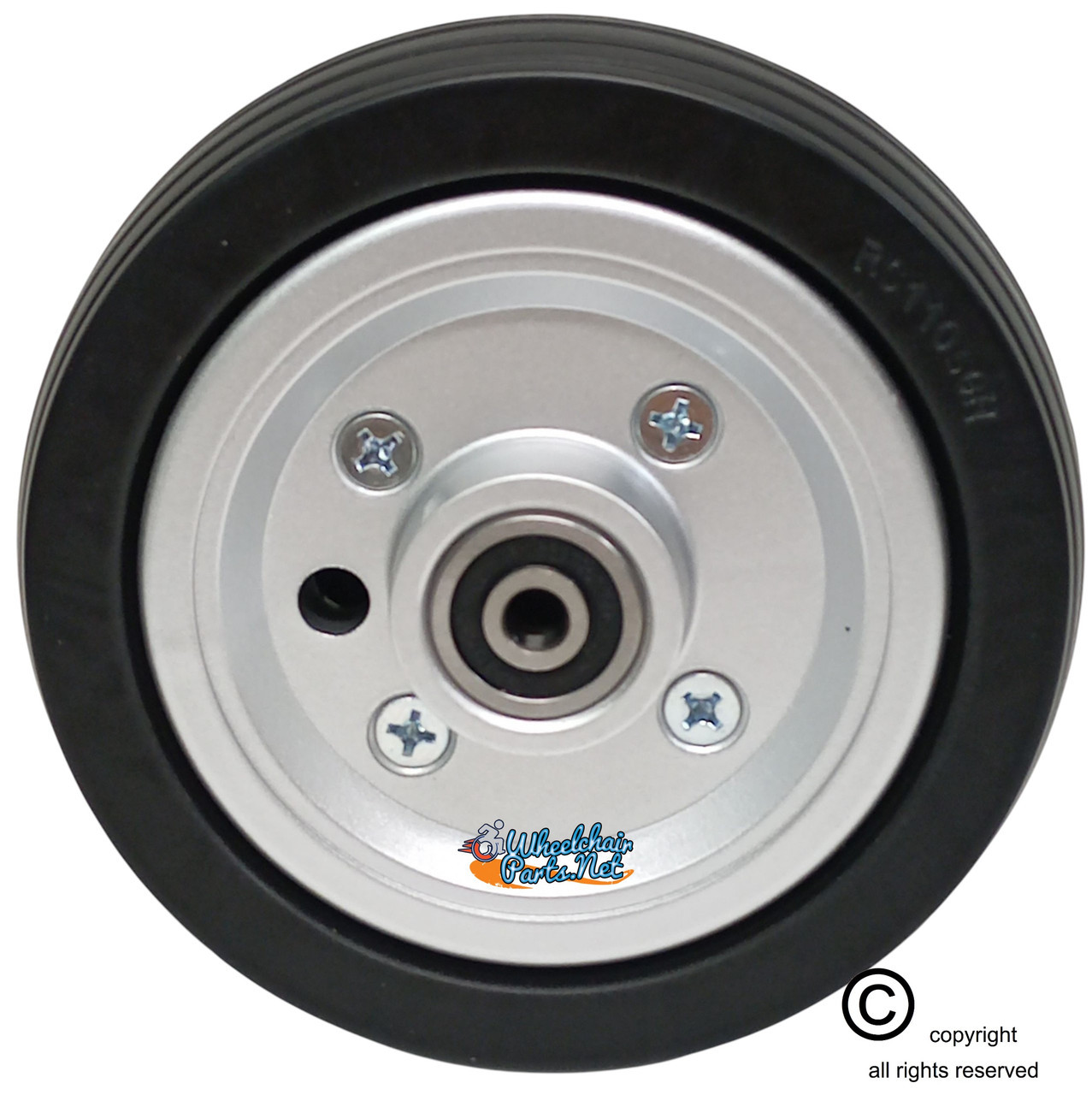 6" x 2" Caster Wheel Assembly for Pride Jazzy Scooters. Sold as Pair