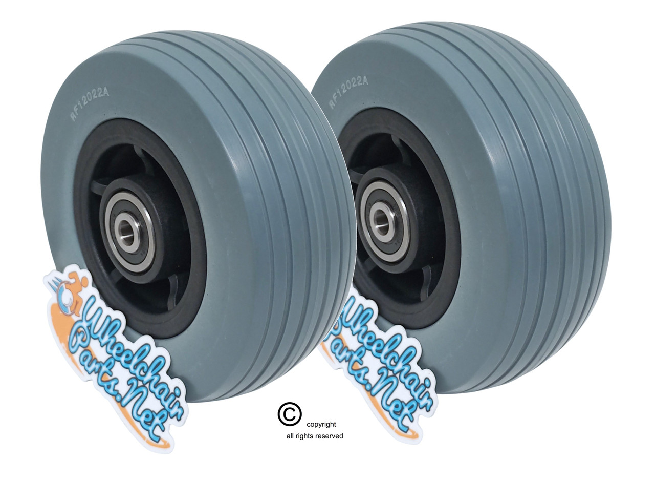 PRIDE 5 x 1 3/4" Caster Wheel With 5/16" Bearings. SOLD AS PAIR