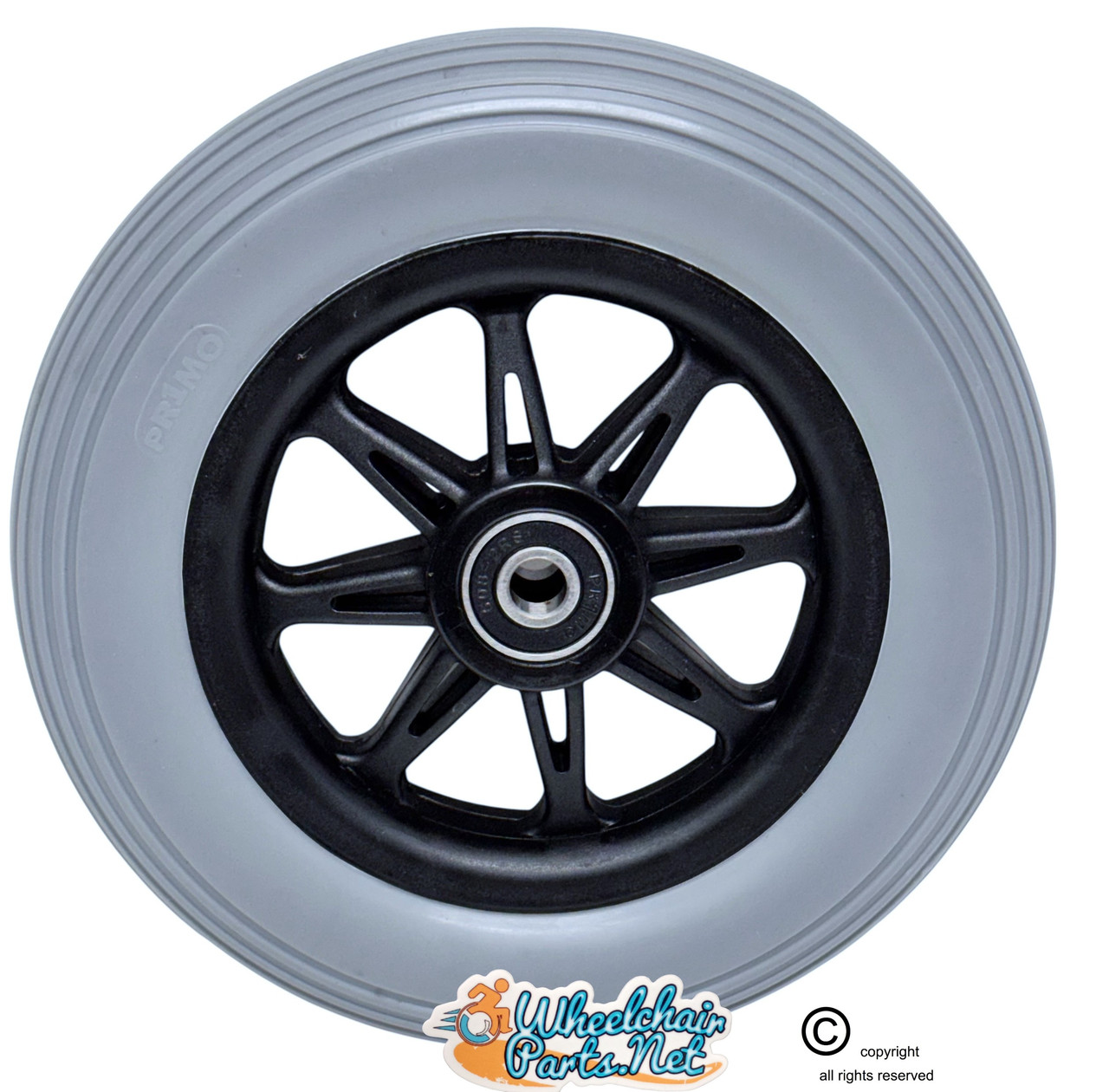6" x1 1/4"  Anti-Tip Wheel for PRIDE Jazzy, PRIDE Jet, and Quantum Power Chairs