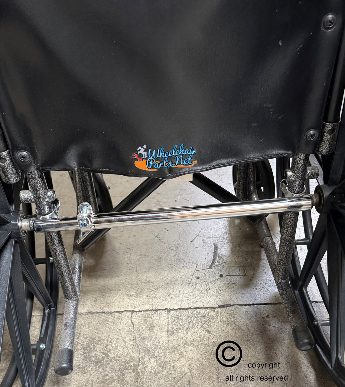 Anti-Fold Bar, Fits on 7/8" Frame Tubing. Adjust from 16" to 24"