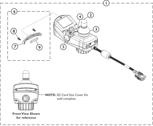 MK6i Joystick Controller for Invacare Nutron, Pronto, and other Invacare Powerchairs