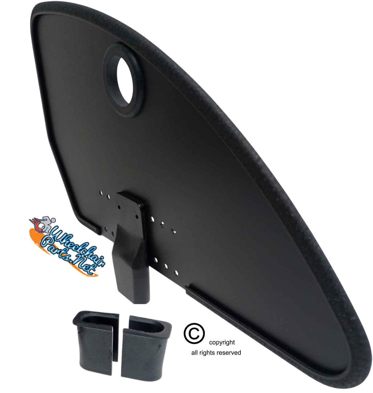 Tilite QUAD Side Guards for X Wheelchair with Integrated Frame Receiver Style- Large Size.