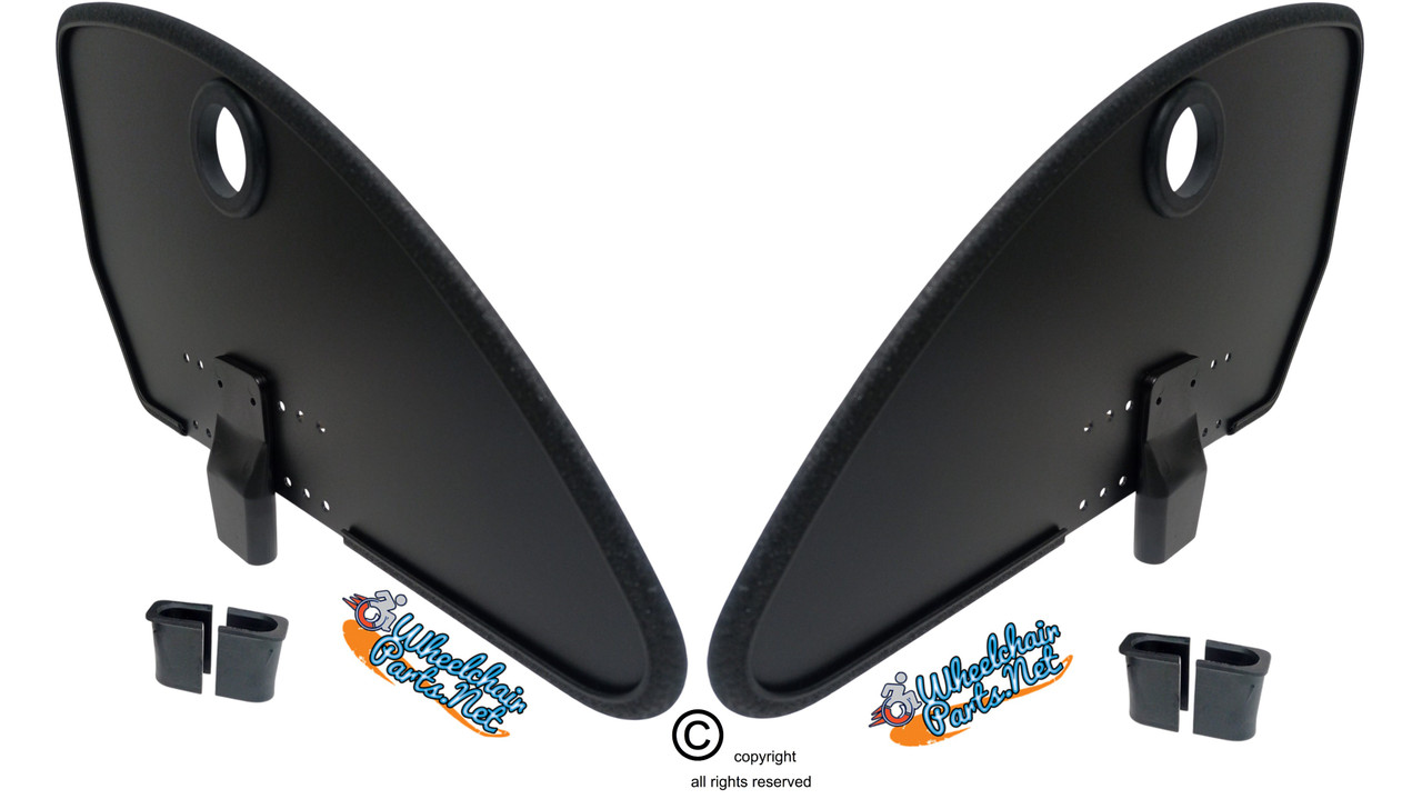 Tilite QUAD Side Guards for X Wheelchair with Integrated Frame Receiver Style- Large Size.