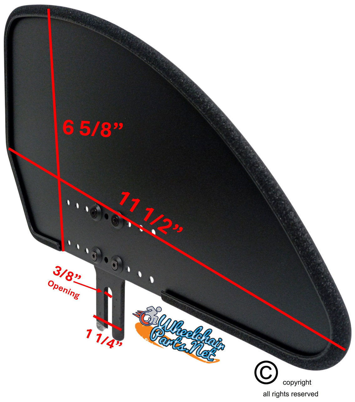 TiLite, Removable Aluminum Side Guards-Small Size