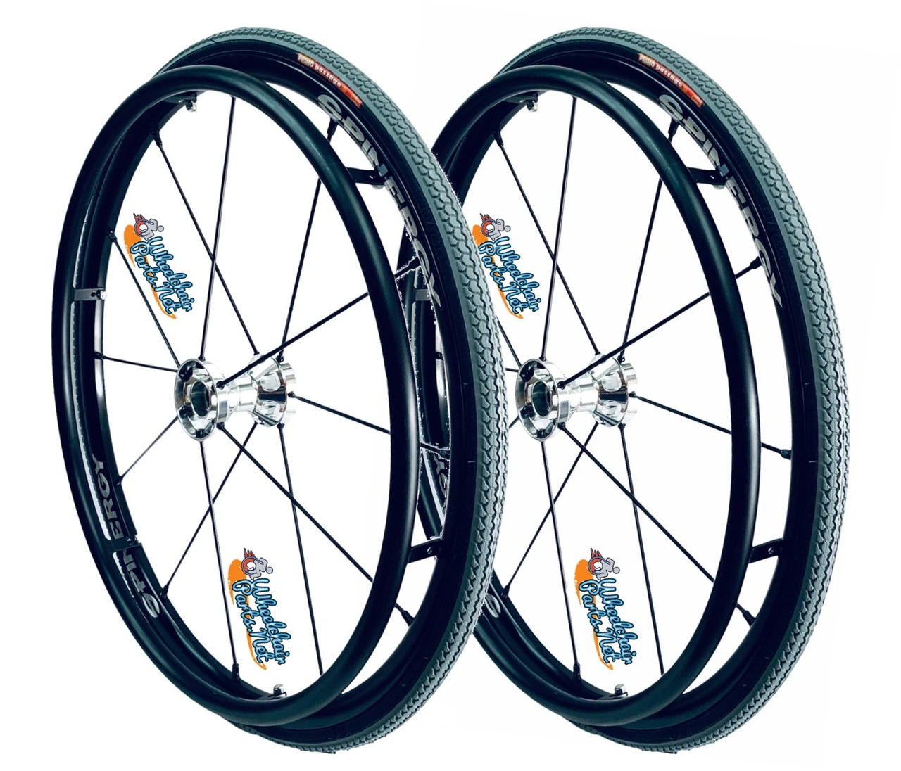 25" SPINERGY 12 SPOKE LX WITH 25" x 1" PRIMO PASSAGE Tires