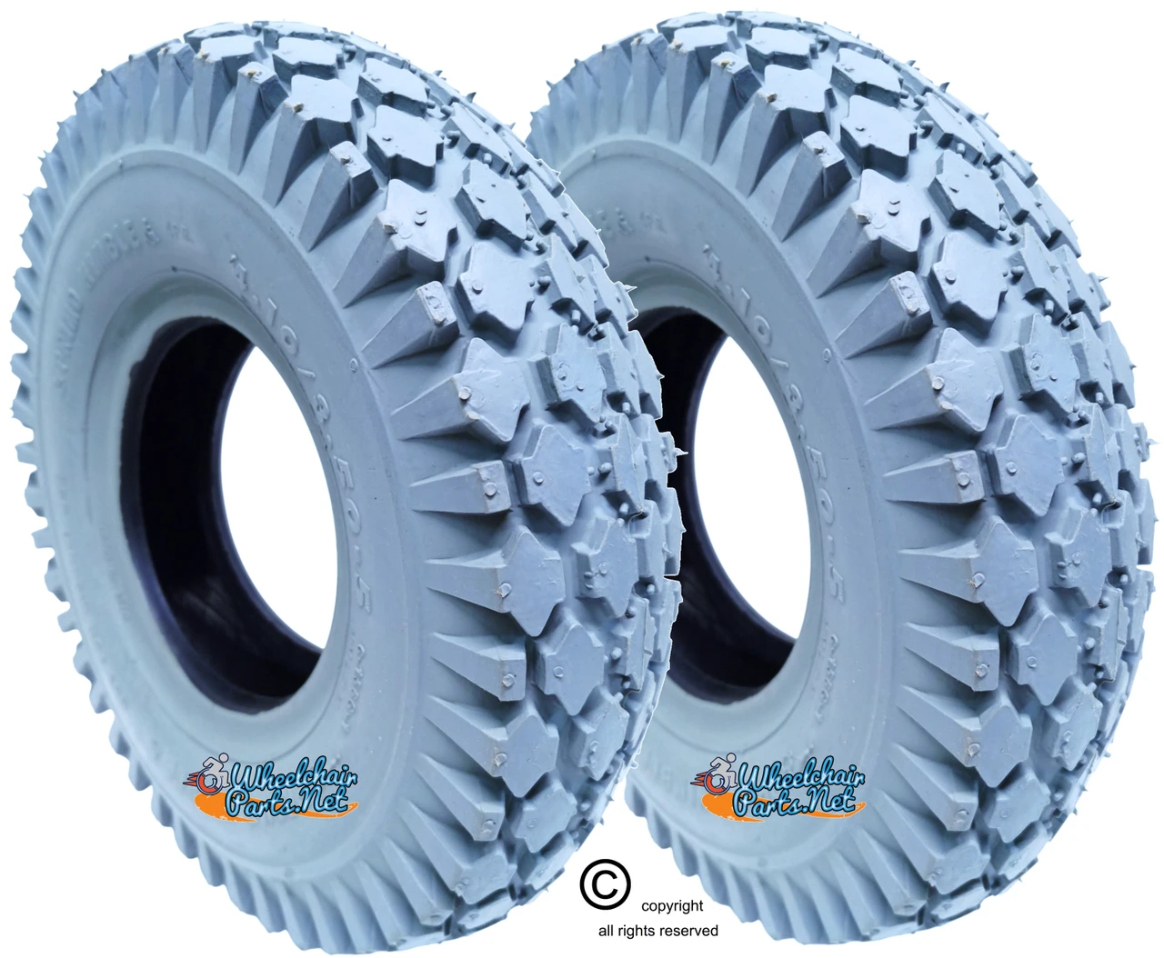 13 X 4" (410X350-6) KNOBBY (NIMBLE). SOLD AS PAIR