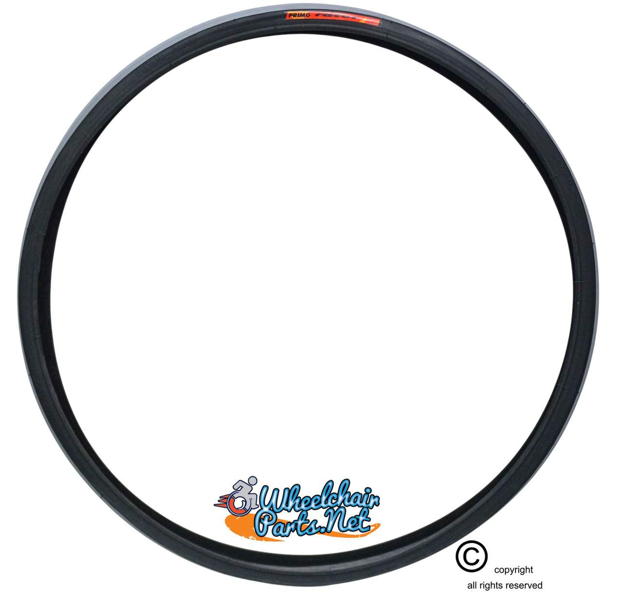 25 X 1"  (20-559) PRIMO GRAY RACER, AIR-PNEUMATIC TIRE. SOLD AS PAIR