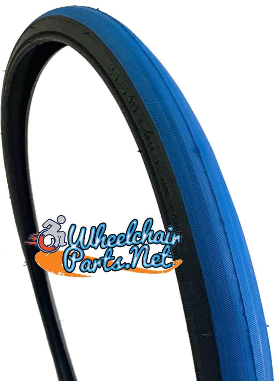 T096-1P- 25 X 1"  BLUE RACER TIRE- SOLD AS PAIR