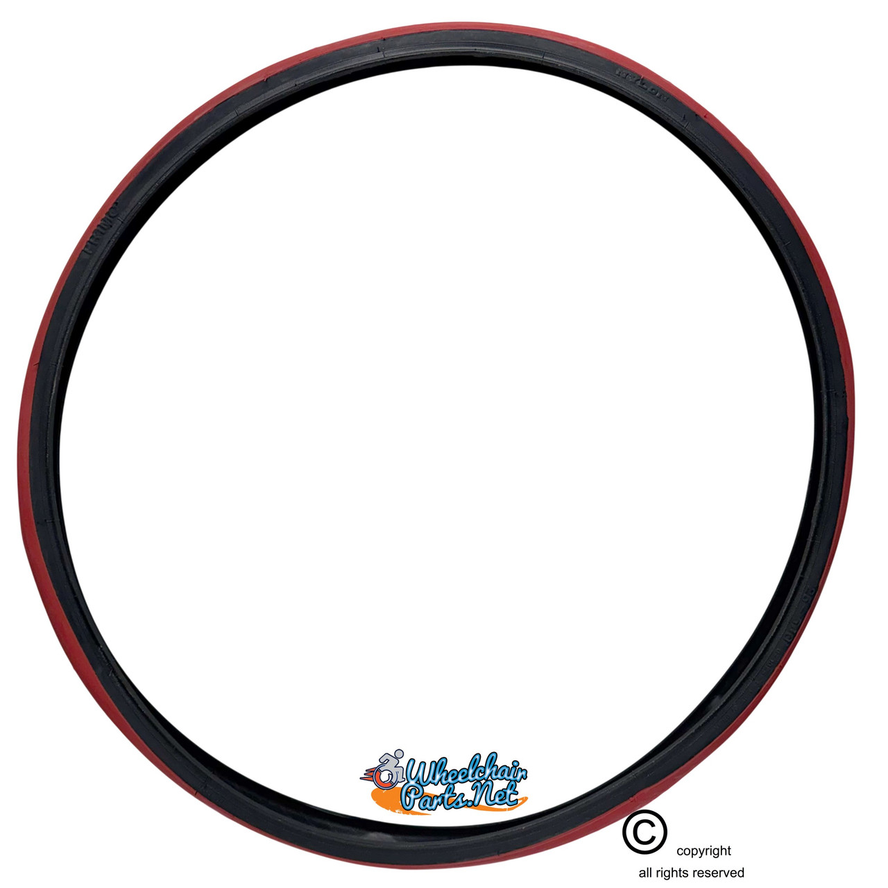 24 X 1" (25-540) Primo Racer, Pneumatic Tire  RED TIRE. SOLD AS PAIR