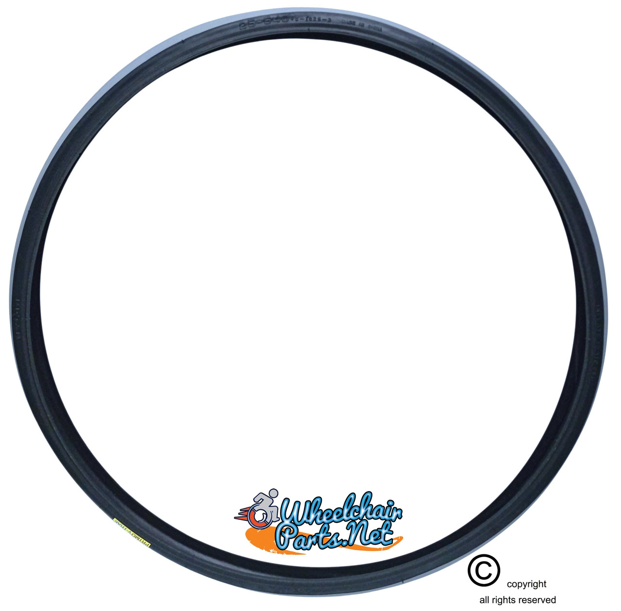 24 X 1"  (25-540) PRIMO, GRAY V-TRAC. AIR PNEUMATIC TIRE. SOLD AS PAIR