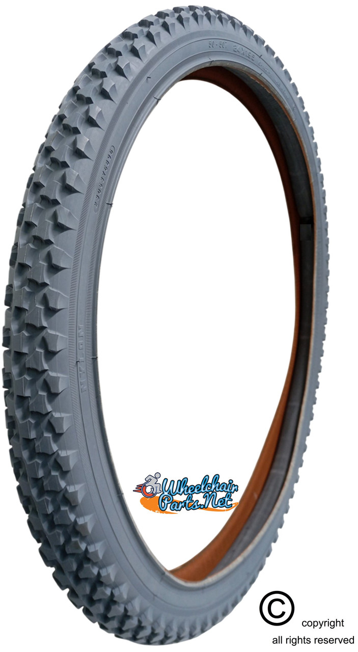 24 X 1.95 (50-507) KNOBBY TIRE. FITS on 22" Rims. Sold as Pair.