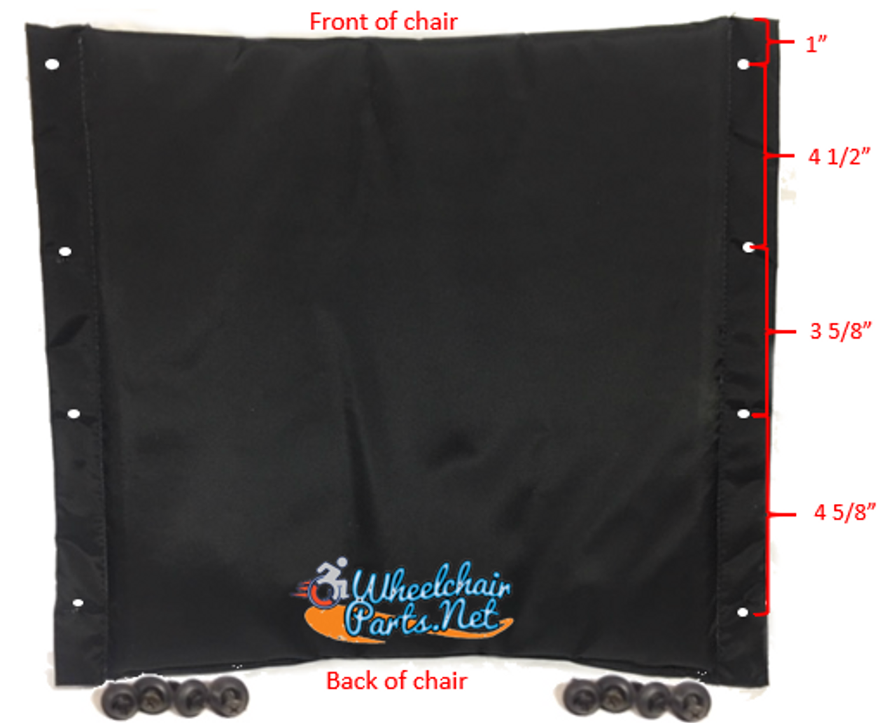 20" X 16" INVACARE ULTRA LIGHT PADDED SLING SEAT