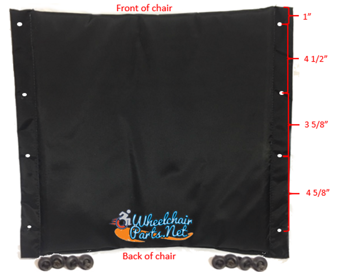 IU491- 20" X 16" INVACARE ULTRA LIGHT PADDED SLING SEAT