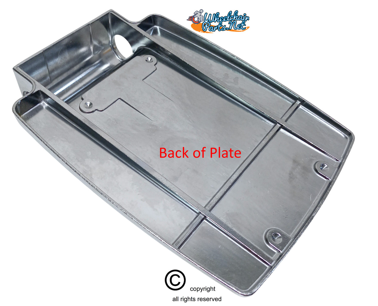 FP201 ALUMINUM FOOTPLATE FOR 7/8" TUBING. SOLD AS EACH