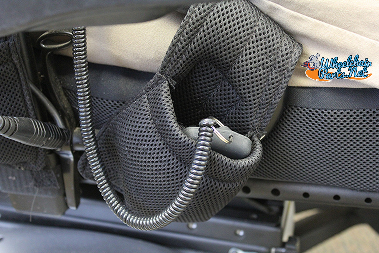 AC030- Universal Coiled Tether. Fits any wheelchair