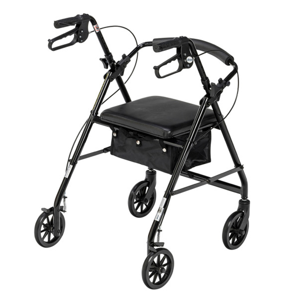 Drive Aluminum Rollator, 6" Casters Fold-Up FREE SHIPPING