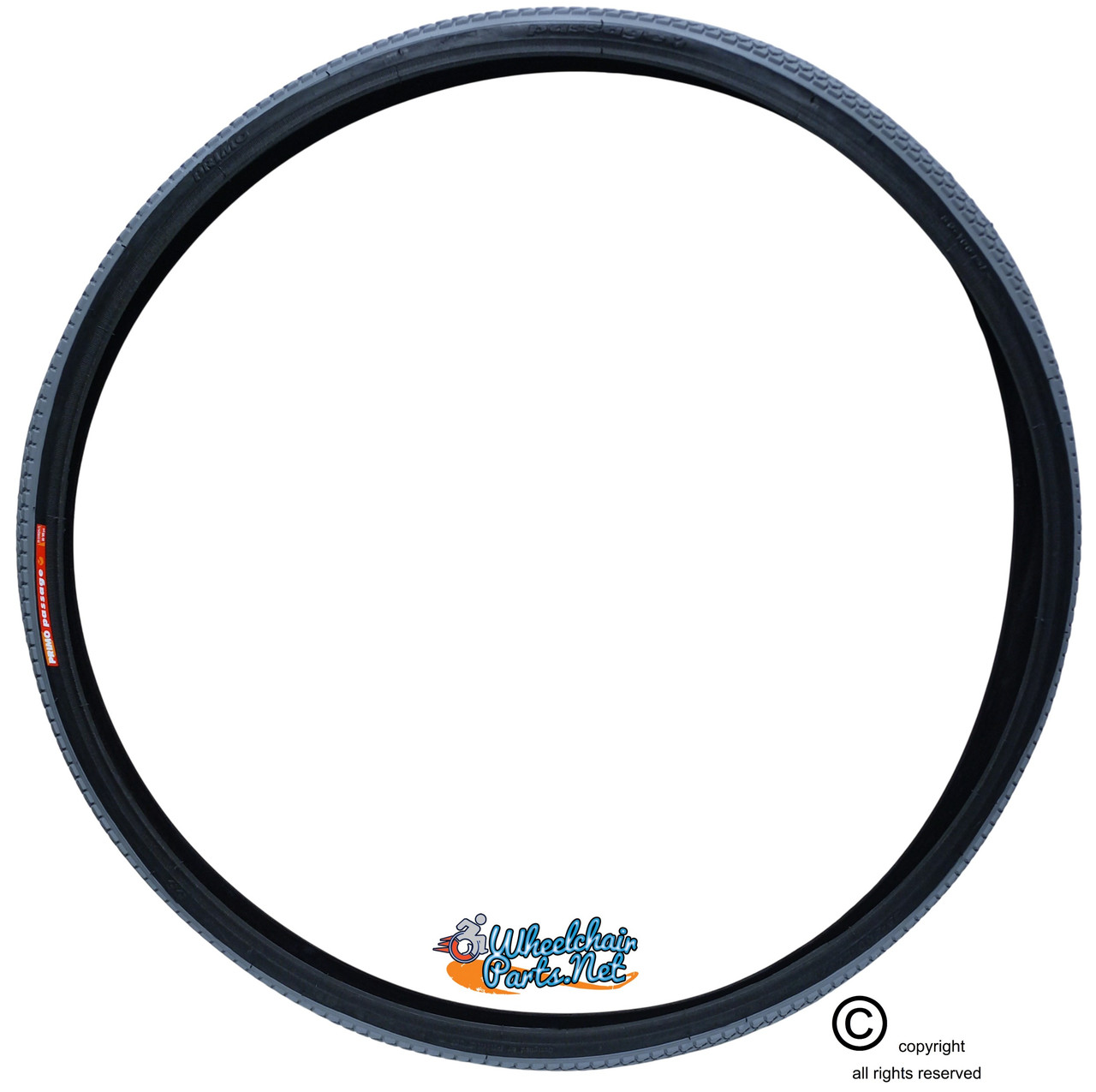 24" x 1" (25-540) Passage, Pneumatic High Pressure Tire. Sold as Pairs