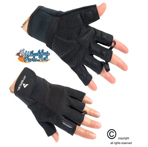 Open Fingered Gloves with Foam Cushion Padding for Men and Women. Sold as Pair