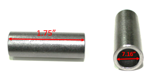7/16" x 1.75" Bearing Spacer. Sold as EACH