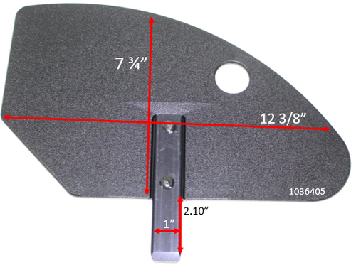 Large Skirt Guard With Quad Hole. Removeable