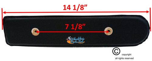 Full Length (14") Armrest Pad, Vinyl Cover For Pride Scooters. Sold As  Each