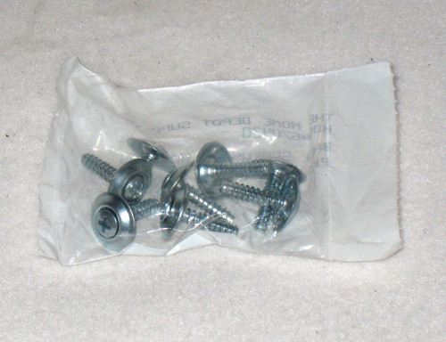 BACK & SEAT SCREWS With Washers Package of 8 ea