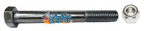 5/16" x 3 1/2" Standard Axle with Nylock Nut.