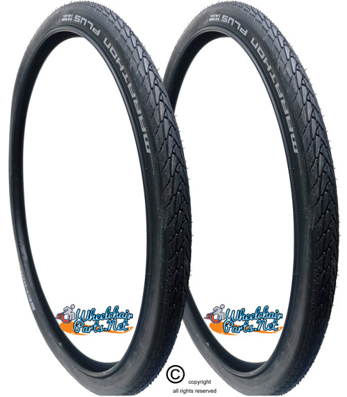 T404 - SCHWALBE MARATHON PLUS EVOLUTION 24" X 1 3/8" (37-540) . Sold as Pair.