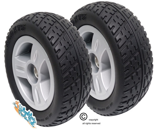 SET OF 2 8"x2.50" Rear Wheel Assembly for the Go-Go Elite Traveller (SC40E/SC44E)