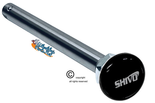 Quick Release Axle 4 1/4" x 1/2" (108mm), Big BLACK Button