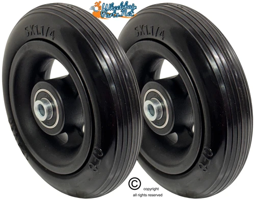 5" x 1 1/4"  Caster Wheel With 1.60" Hub and 5/16" Bearings. Sold as Pair