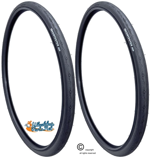 24" x 1" Kenda Kontester. Black Color. Racing & Court Tire | Set of 2