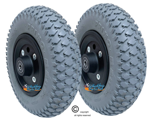 200x50 (8" X 2") Pneumatic Tire & Tube Wheel  Assembly With 5/16" bearings.
