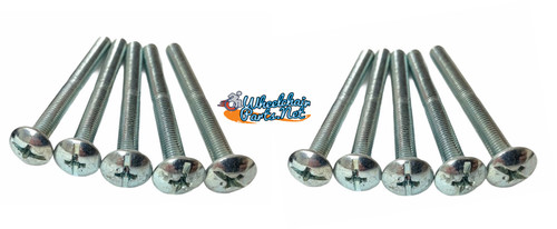 2 1/4" Long, Mounting Screws For RIVNUT Handrims. Pack of 12