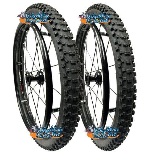 24"  x 2" (540) Swan® 16  Spoke Wheel & Kenda Nevegal Tire - Set of 2 24"  x 2" (540) Swan® 16  Spoke Wheel & Kenda Nevegal Tire - Set of 2