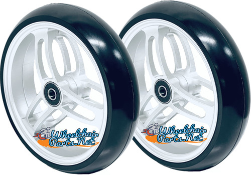4x1 1/2" Sentinel Caster Wheel With Soft Polyurethane Tire & 5/16" Bearings 4x1 1/2" Sentinel Caster Wheel With Soft Polyurethane Tire & 5/16" Bearings