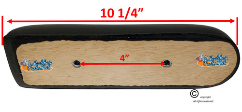 10"  Armrest Pad, Vinyl Co-Molded, Desk Length For Pride Scooters. Sold As  Each