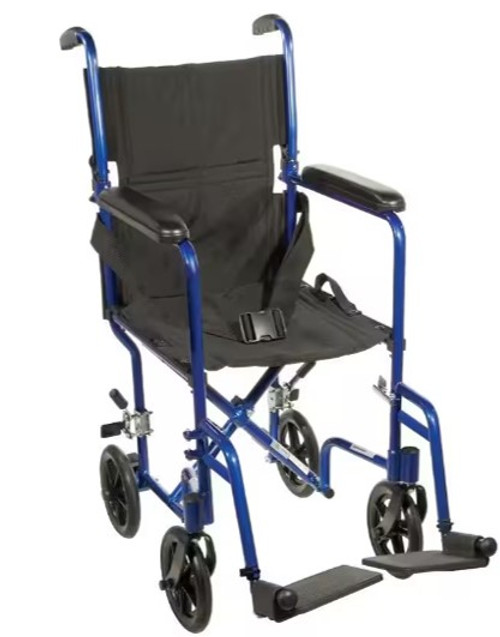 Astra Aluminum (lightweight) Transport Chair 19". Free Shipping Astra Aluminum (lightweight) Transport Chair 19". Free Shipping