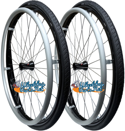 26" x 1" Spinergy 30 Spoke Rear Wheel With Schwalbe Marathon Plus Tires 26" x 1" Spinergy 30 Spoke Rear Wheel With Schwalbe Marathon Plus Tires