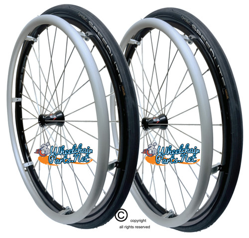 25" x 1" Spinergy 30 Spoke Rear Wheel With MBL SPEEDLITE PNEUMATIC 25" x 1" Spinergy 30 Spoke Rear Wheel With MBL SPEEDLITE PNEUMATIC